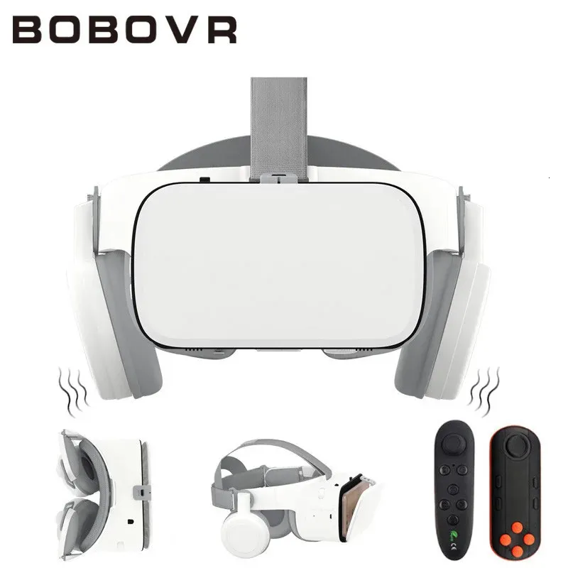 VRAR Accessoirise BOBOVR Z6 Mise à niveau des lunettes 3D Casque VR Google Cardboard Lunettes de réalité virtuelle Casque VR sans fil pour smartphones 231113