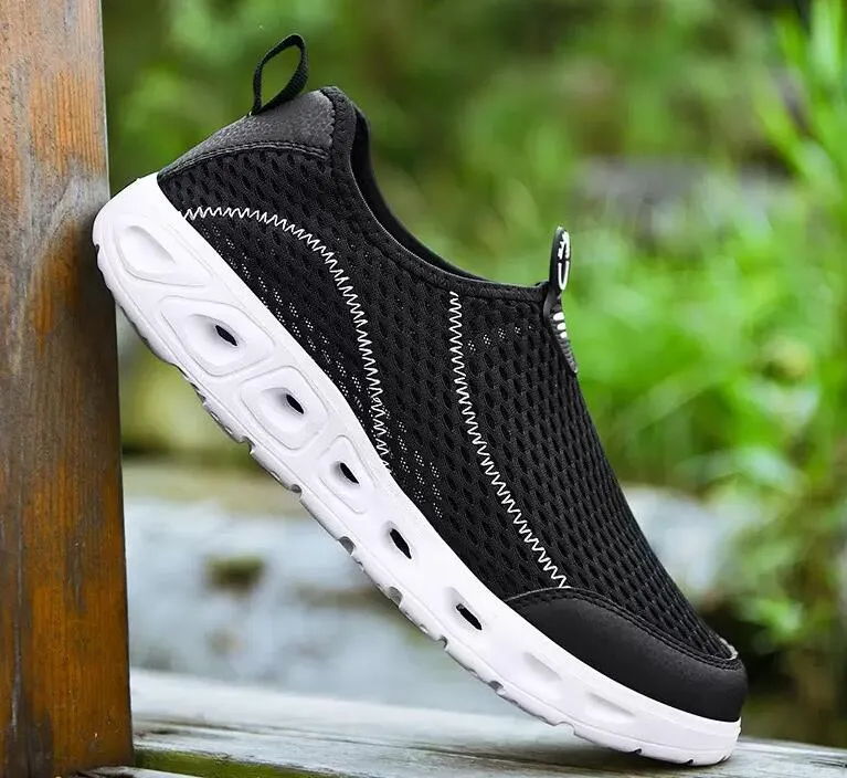Top Selling men Women Slip On running shoes fashion Summer Breathable Wading shoes