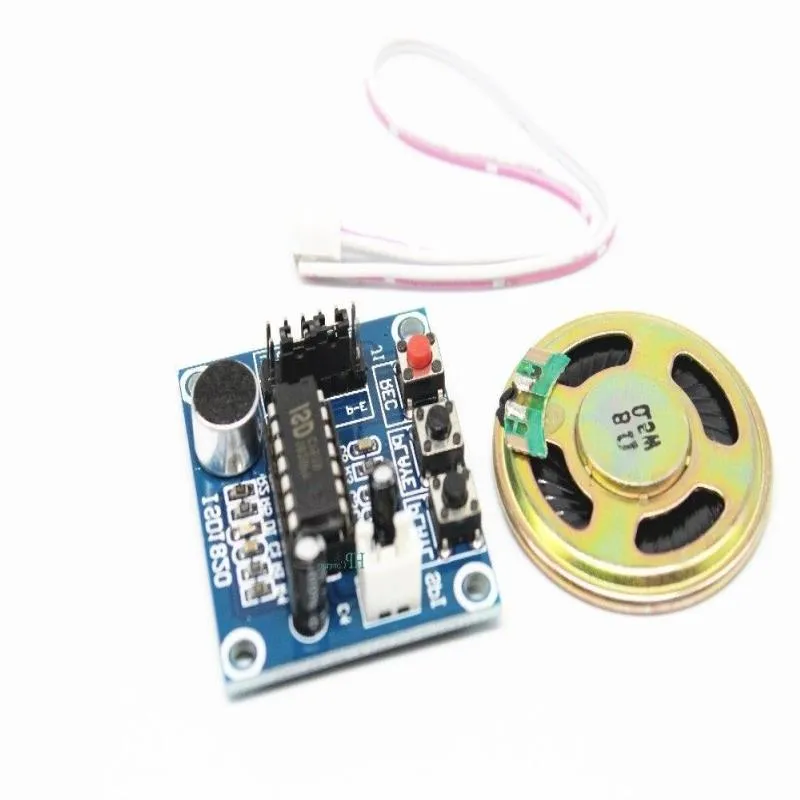 ISD1820 Voice Recording Module - Sound Recorder Board with Microphone ...
