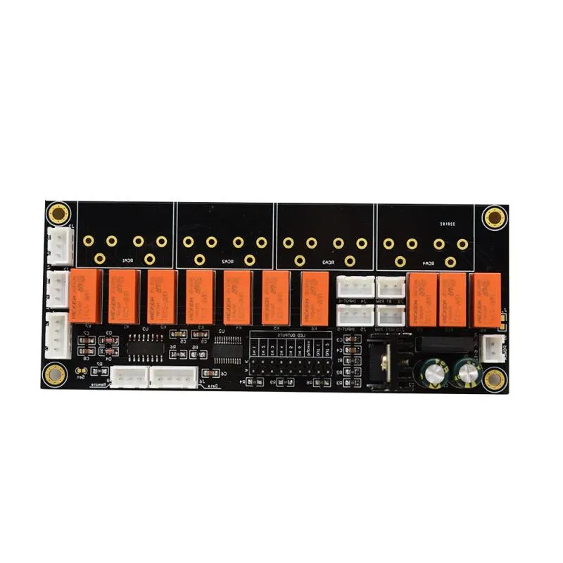 Freeshipping Remote sound source switching 6-way Audio Input 2 way output Signal Selector Switching Encoder Board T1440 Gnwje