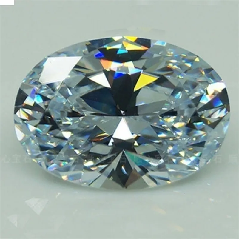 Löst diamanter enorma 5658CT VVS 18x25mm ovala snitt aaaa vit safir zirkon ädelsten lyx smycken gåva grossist 230412