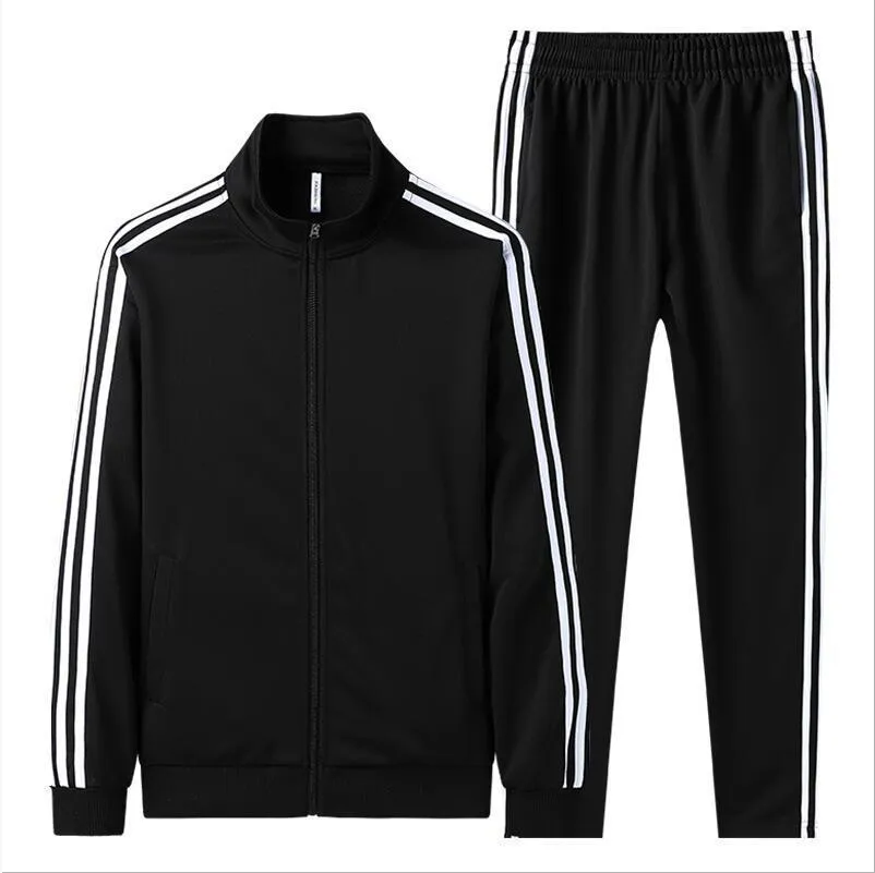 Men's Tracksuits Tracksuit conjuntos de suor Suor Suit Casual Zipper Pants Duas peças Cet Sport Sport Spring e Autumn Men Brand Sportswear 230413