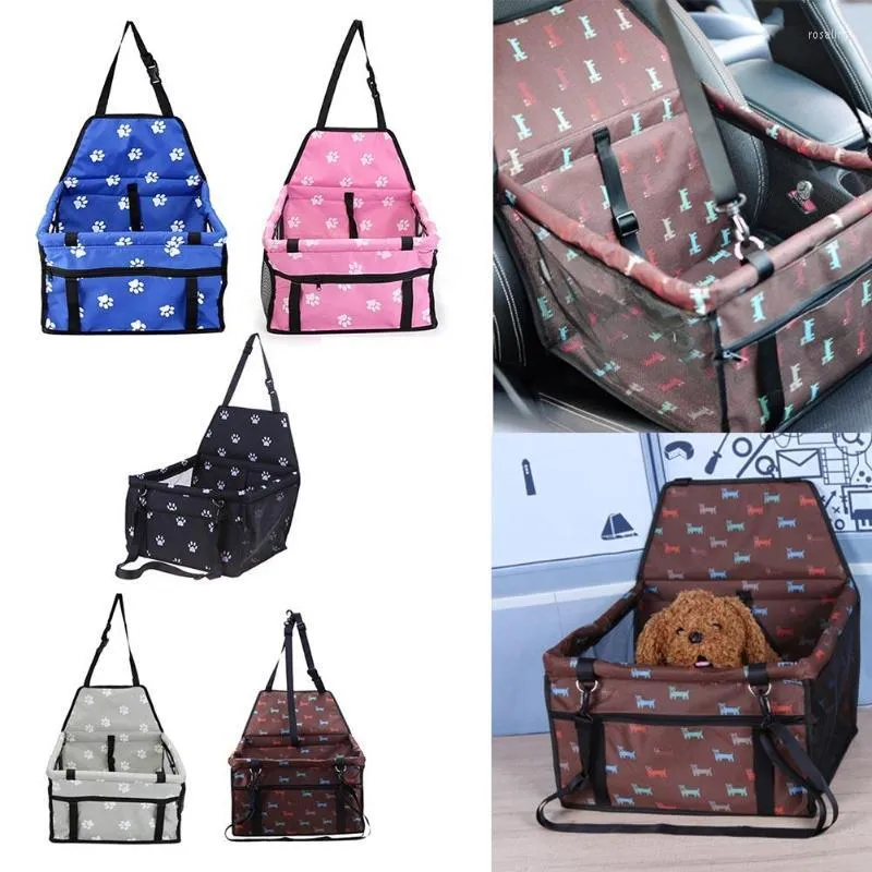 Capas de assento de carro de cachorro Pet Pet Hanging Mesh Bag à prova d'água Puppy Mat Blanta Segurança Suporte Safe Pad Acessórios de viagem