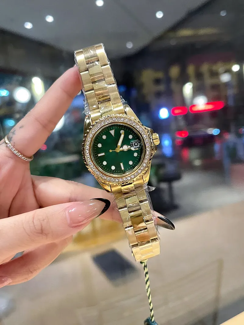 Orologio Donna Daniel Wellington In Acciaio Dorato Quadro - Foto 3