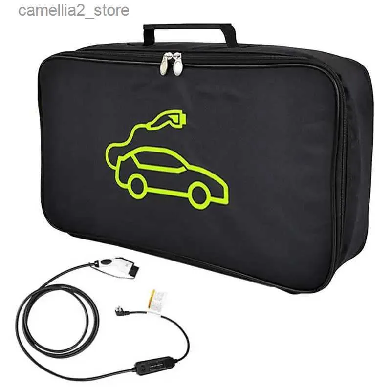 Accessori per veicoli elettrici Strumenti per auto Borsa per cavi jumper Borsa per cavi di ricarica per auto EV Borsa per il trasporto per veicoli elettrici Borsa per cavi di ricarica EV ignifuga Q231113