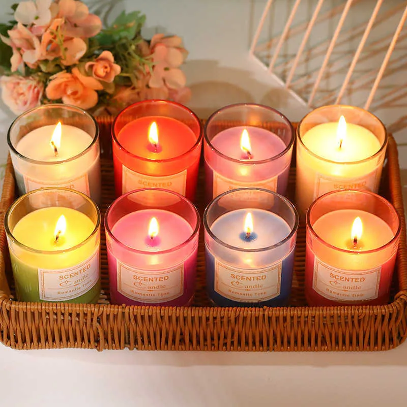 Handmade Romantic Dried Flower Pillar Scented Candles Rose Soy Wax Wedding  Gifts - China Candle and Fragrance Candle price