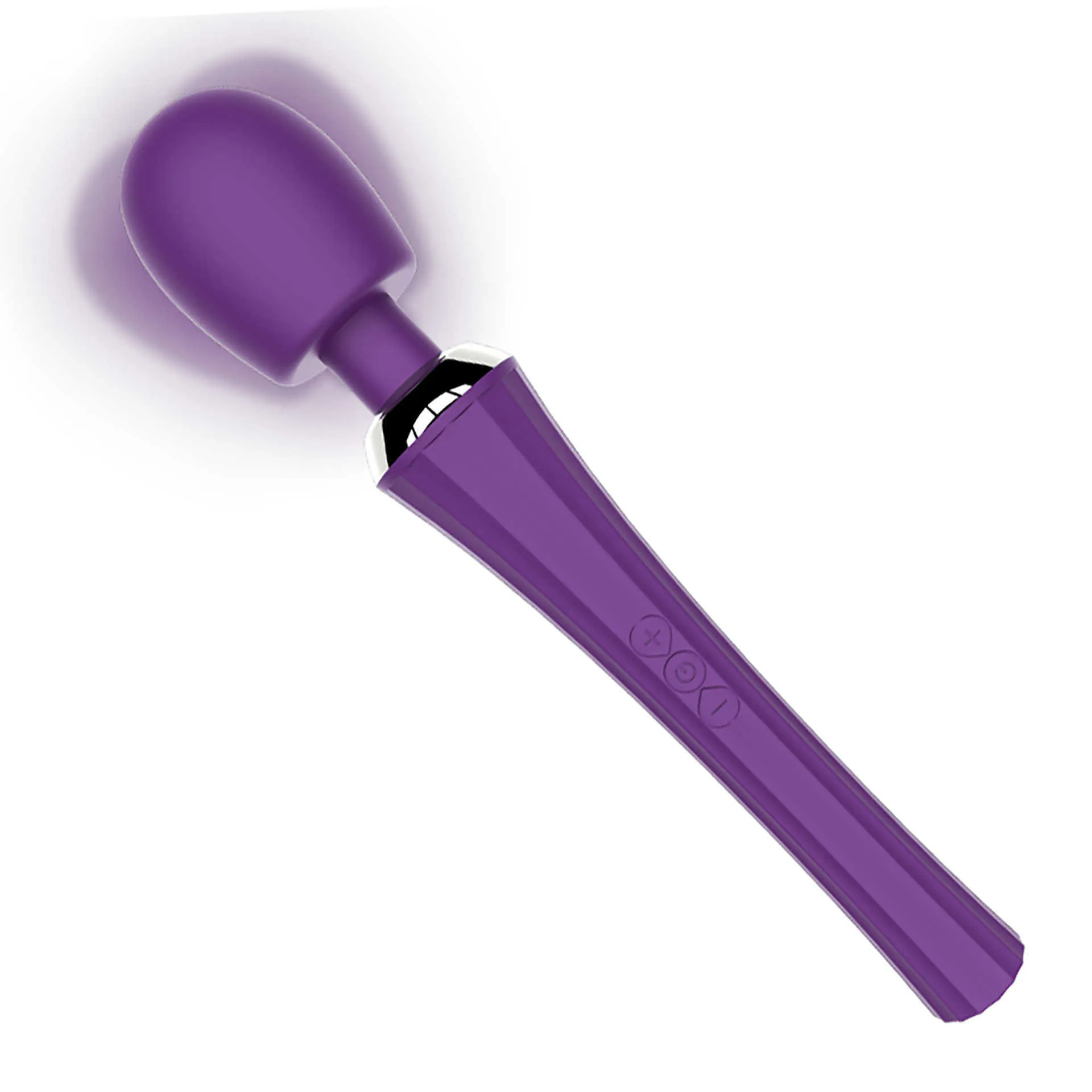 Bâton de Massage en Silicone, puissant, grande Vibration, main Non engourdie, Masturbation féminine, 3 fréquences, 5 vitesses, conduite, chargement USB, bâton AV