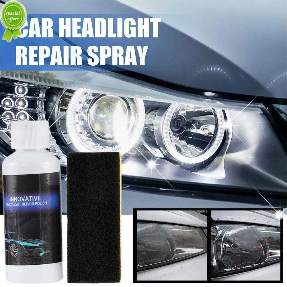 Nieuwe 20/30/50 ml Innovatieve autoproplampen Polijstmiddel Kit Liquid Koplamp Restauratie Reparatie Renovatie Renovatie Scratch Flui M9A5