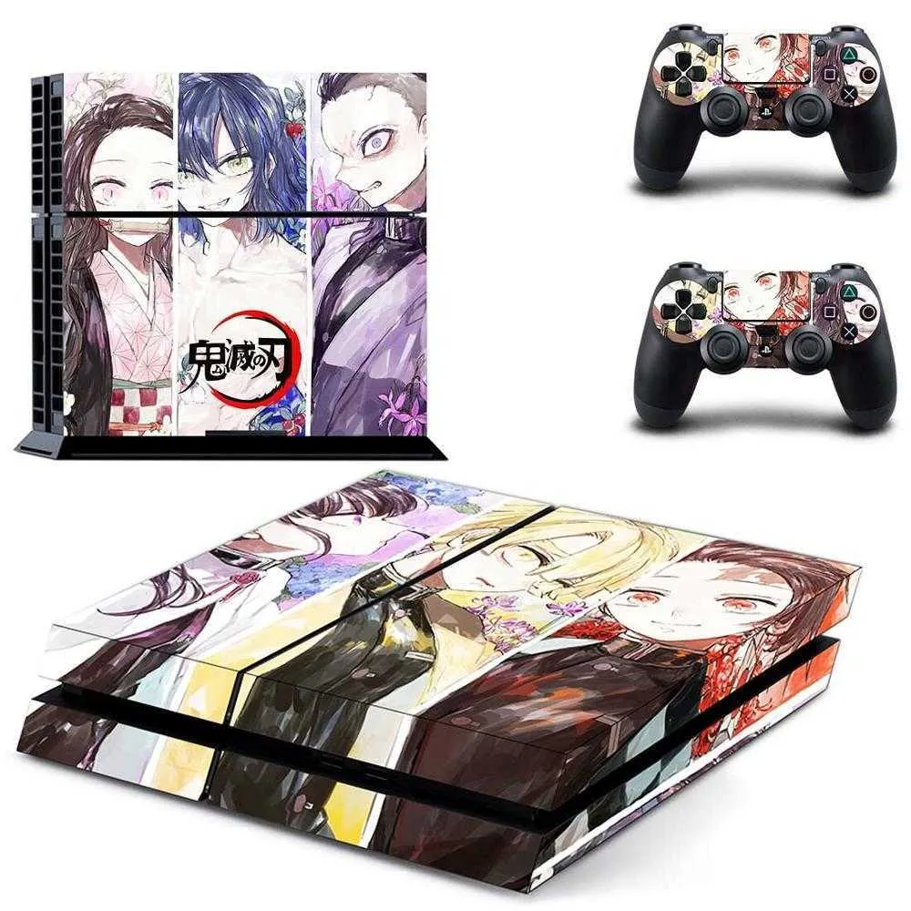 Demon Slayer Kimetsu No Yaiba PS4 Sticker Skin Cover For Under Tv