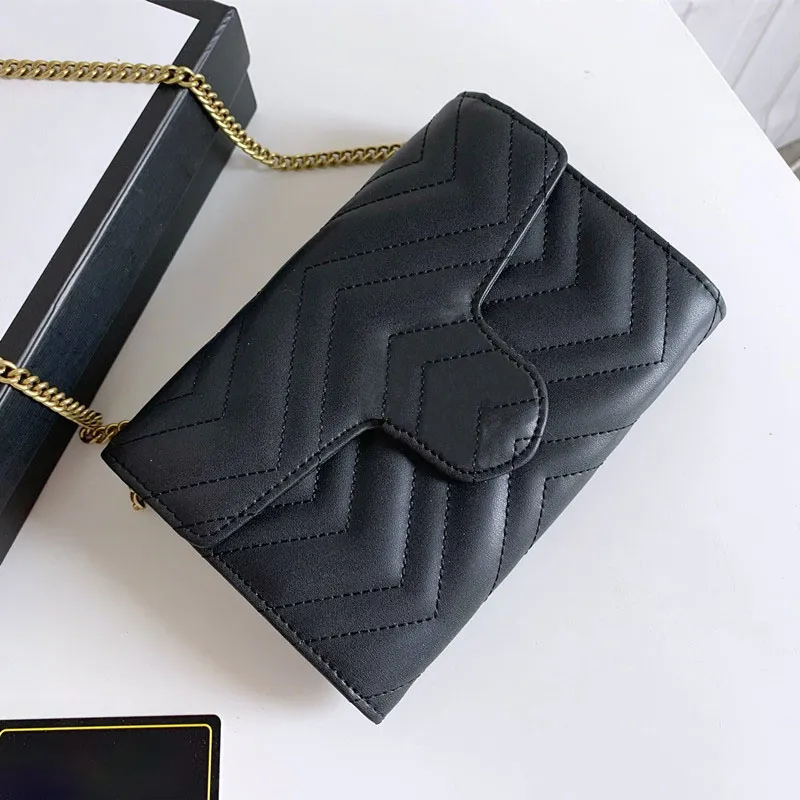 Designerskie pikowane mini łańcuch torebki na ramię Woman Bag Class