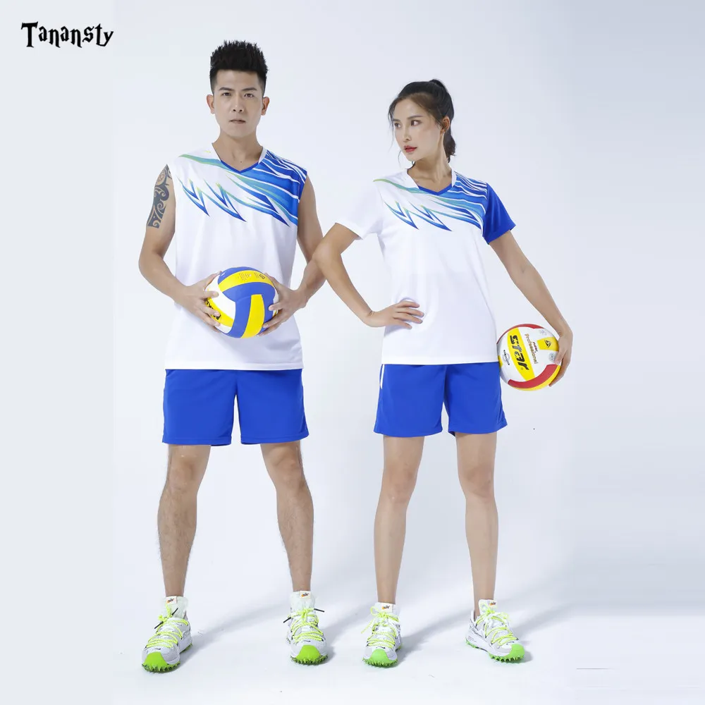 Running Sets College Volleyball Uniforms Mens Shirt Sleeveless T Shirts Men Badminton Shirts ...