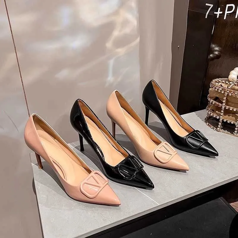 Nude colored high heels top