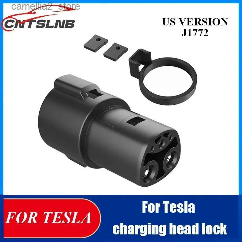 إكسسوارات المركبات الكهربائية شحن محول شعبي أمريكي قياسي J1772 لشركة Tesla Gun Lock Ring Q231114