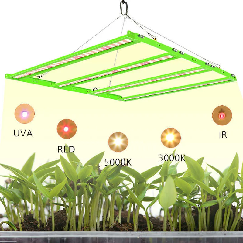 Grow Lights Spettro completo Samsung LED Grow Light Lampada per crescita del tubo interno per piante Tenda per coltivazione Fitolampy Phyto Seeds Luce per la crescita dei fiori P230413