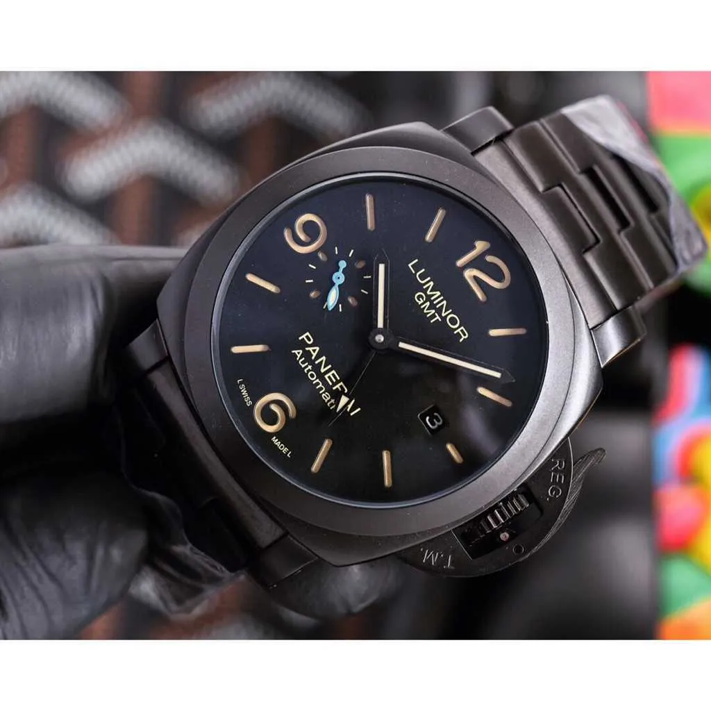 Paneri Watch Designer Mens ZF-Factory Watch Luxury Watch Automatisk mekanisk designer Mirror Movement Storlek 44mm Steel Strap Sport Wristwatches Vi3O