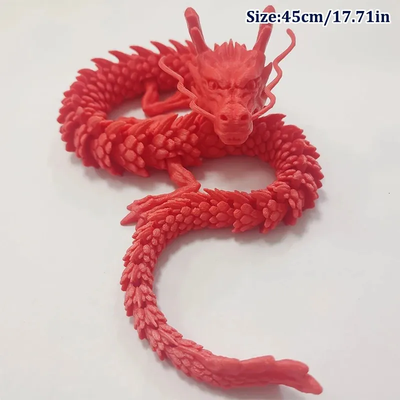 Fichier pour Imprimante 3D Fichier 3MF Dragon articulé à imprimer sur place Crea