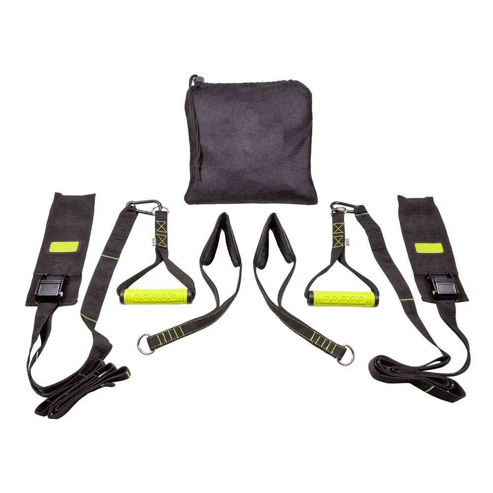 Gravity Straps with Training Manual Door anchors Handles Ankle cradles Carry bag