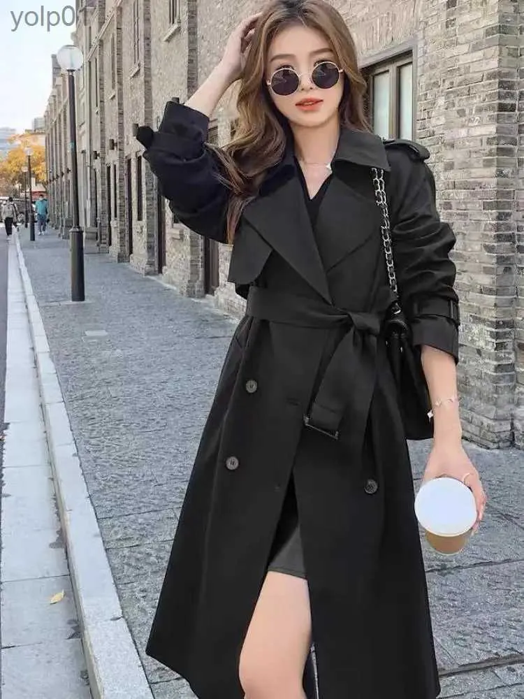 限定価格セール! DHgate.com:Womens Autumn Trench Coat, Loose Brown Trench Clothing