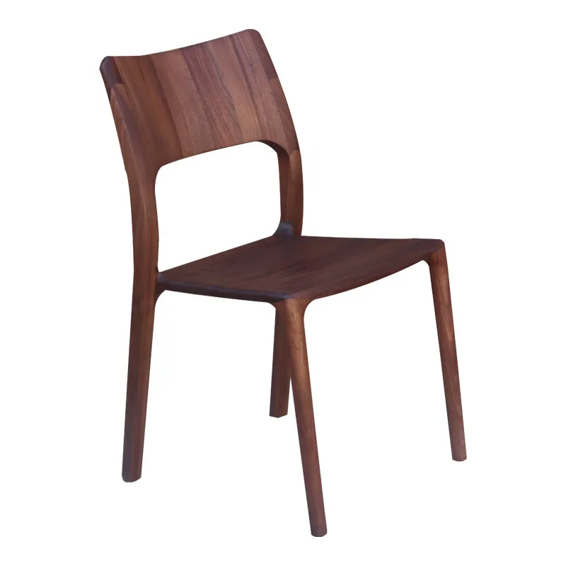 Kommerzielle Möbel Schuck-Stuhl aus schwarzem Walnussholz. Unterstützung bei der Anpassung des Kaufs. Bitte kontaktieren Sie uns