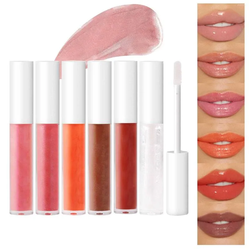Lipgloss-Serie Hydrating With Oil High Shine Glossy Tint Hydrated Voller aussehende Lippen Colors Faves