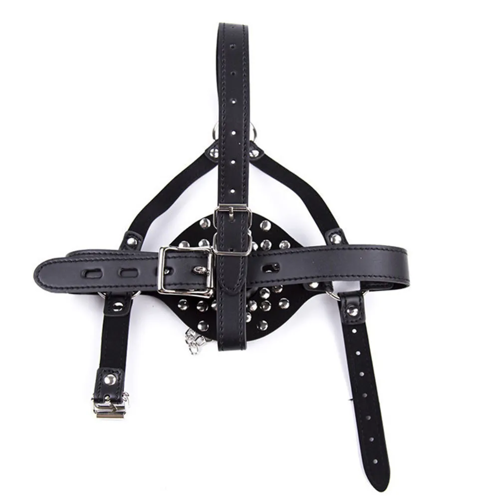 Cagoule BDSM Avec Entonnoir Buccal - Gag Ouvert Pour Bondage, Idéal Pour Jeux érotiques Et Fétichistes