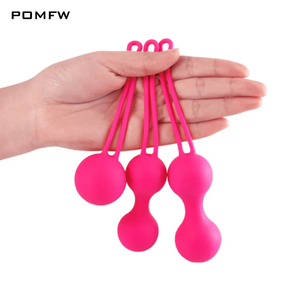 Eggs/Bullets Safe Silicone Smart Kegel Balls Simulator Chinese Ben Wa Vagina Balls Metal Vaginal Massager Shrinking Adults Sex Toys For Women 230413