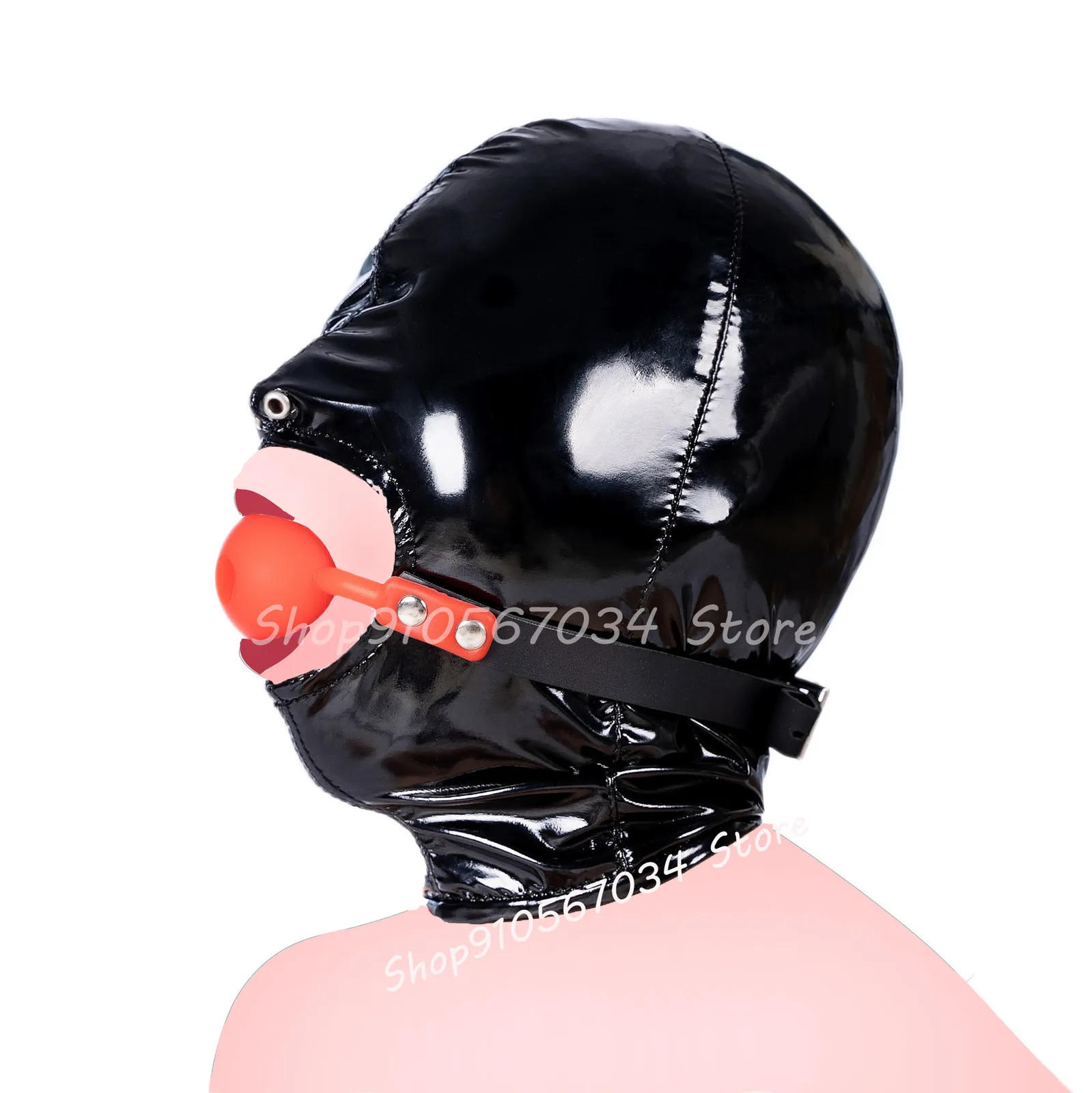 Bâillon Avec Boule - Masque De Bouche SM Fetiche - Marque Strict - Neuf - Fabriqué En France