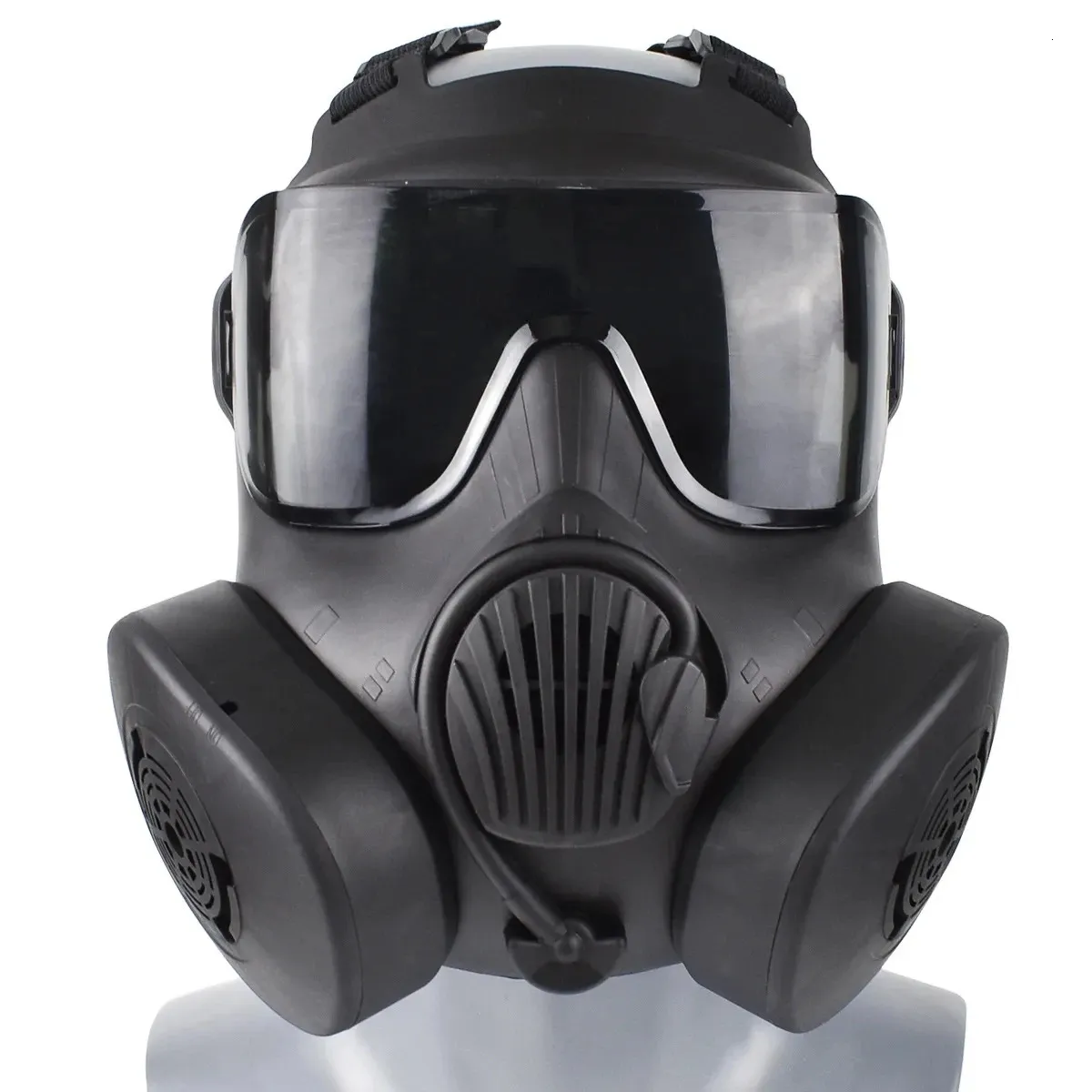 Radfahren Caps Masken Schutz Taktische Atemschutzmaske Vollgesichts Gasmaske für Airsoft Schießen Jagd Reiten Outdoor CS Spiel Cosplay Schutz 231108