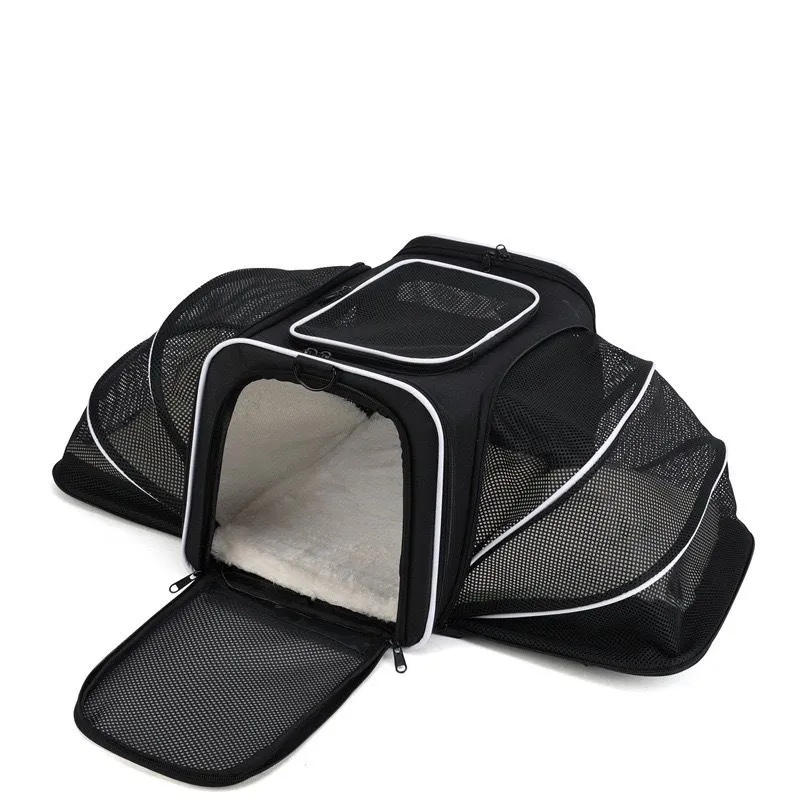 Sacs de Transport pliables pour chiens et chats, sac à bandoulière Portable pour animaux de compagnie, sac à dos de voyage respirant, sac de Transport pour voiture, Cage