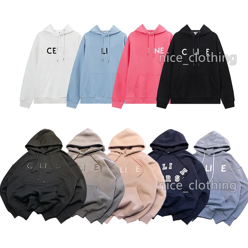 Herenontwerper Hoodies luxe merk Hoody Autum Warm Hooded losse sweatshirts Lange mouw Hoodie Mens Dames mode streetwear liefhebbers tops kleding kleding m-xl