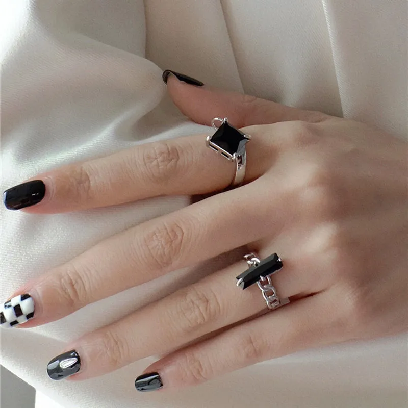 Pierścienie klasowe duże obietnicy pierścieni dla par pasujących pierścieni pierścienia vintage pierścienie zaręczynowe dla kobiet Wysokiej jakości designerskie biżuteria Mężczyźni kobiety Para Pierścienie 02