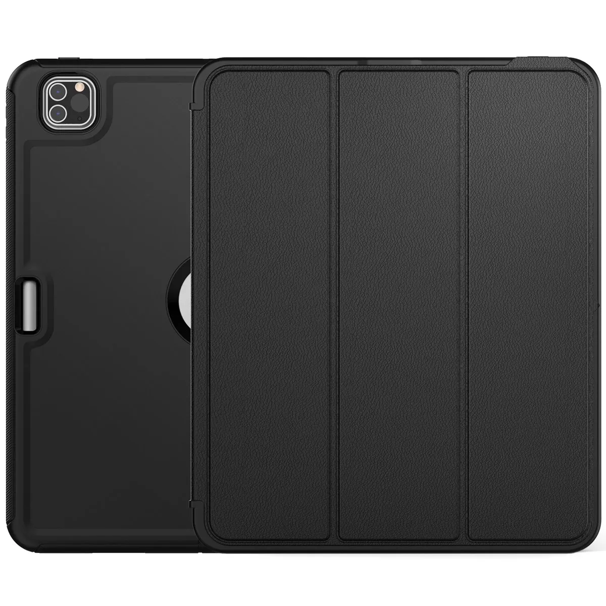 Étui de protection rigide avec support folio pour PC Smart Cover Veille/réveil automatique pour iPad Pro 12,9 pouces 6e génération 2022 / 5e génération 2021 / 4e génération 2020 / 3e génération 2018