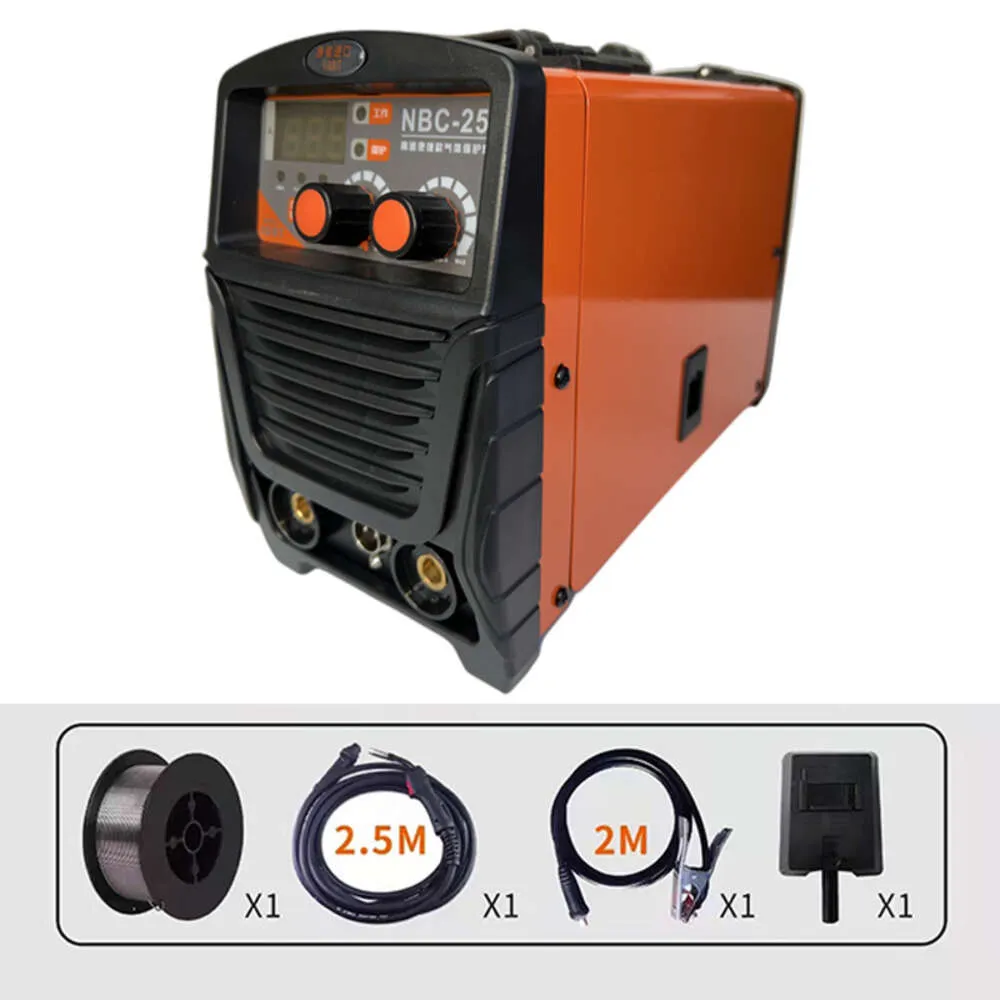 220V Mig Welder No Gas Gasless Welding Hine Fit 1.6mm 3.2mm Flux Core for Household Soldering 5000W