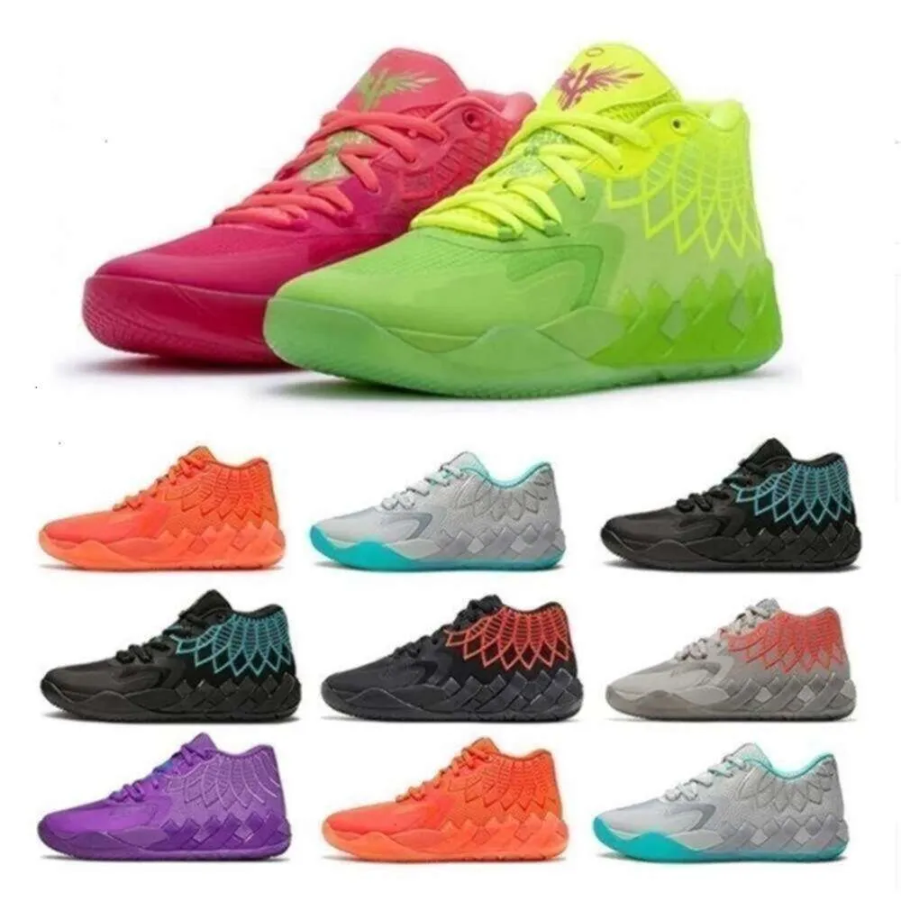 LaMelo Ball 1 MB.01 02 Tênis de basquete Sneaker Black City LO UFO Not From Here City Rock Ridge Red Treinadores Tênis Esportivos Sapatos