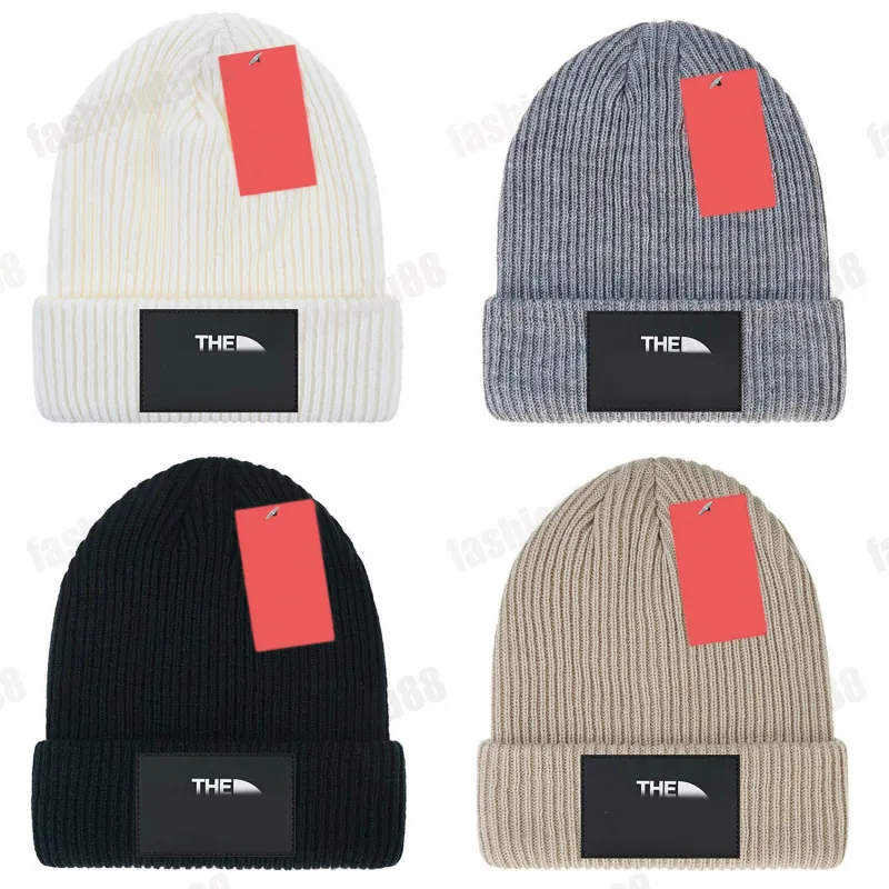 Berretto da uomo firmato invernale cappello con risvolto lavorato a maglia cofano sportivo lettera di lusso berretti con teschio moda strada classica gorros cappello nero berretti firmati semplice fa04