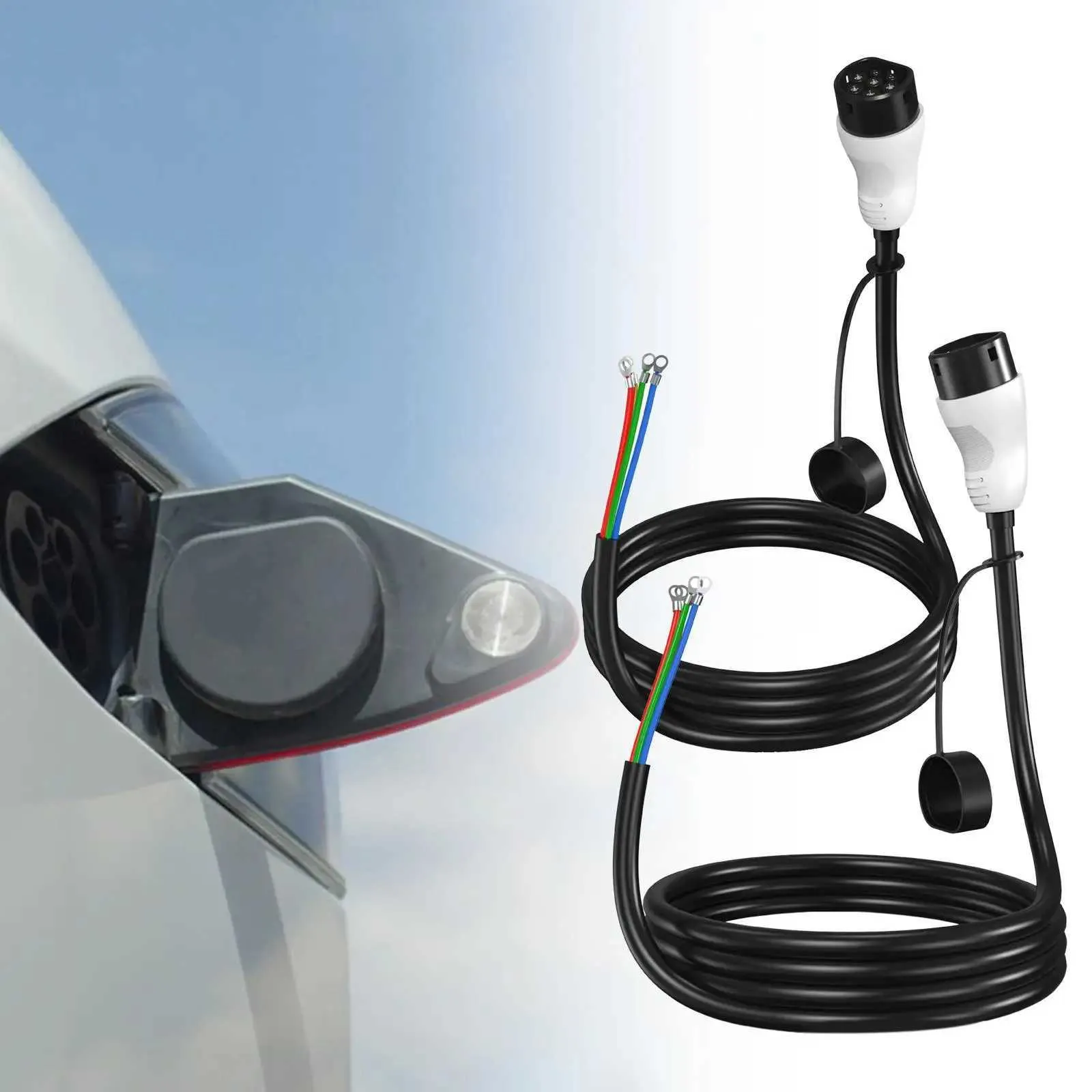 electric Vehicle Charging Cable Male Plug EU Standard Accessories