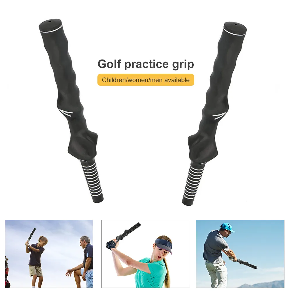 Andra golfprodukter 1 PC Portable Swing Trainer Training Grip Standard Lärarhjälp Rättigheter Practice AIDS för vänster ER Rätt position 230413