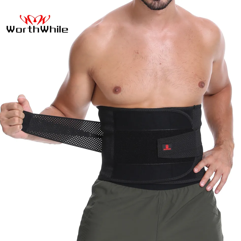 Ceinture amincissante WorthWhile Corset orthopédique Soutien dorsal Gym Fitness Ceinture d'haltérophilie Ceintures de taille Squats Haltère Protecteur lombaire 230412