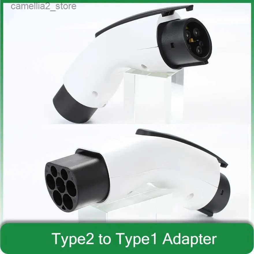 Electric Vehicle Accessories 16A Typ 2 till Type 1 EV Charger Adapter J1772 Electric Vehicle Car Connector Charging Station 2023 Tillbehör Q231113