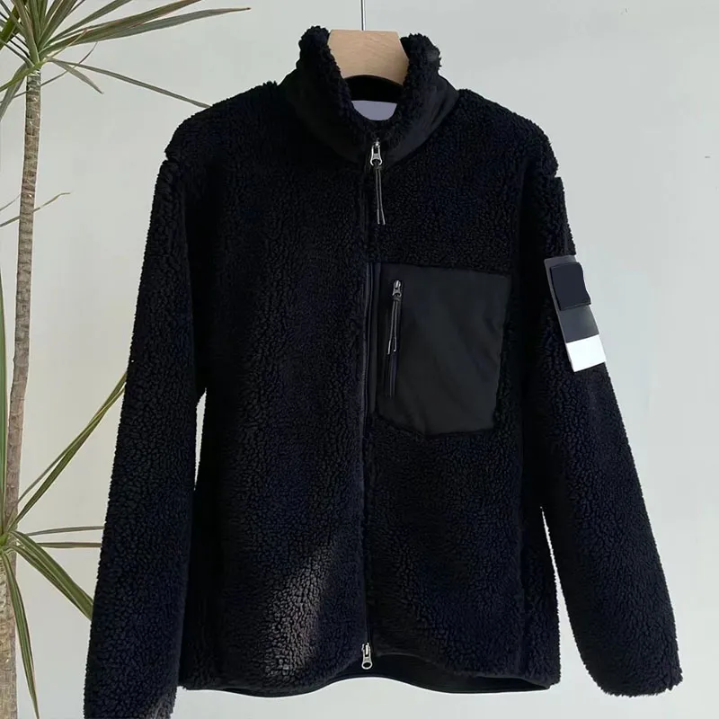 Designer Men Jack Vintage Lamb Wool Jack Stones Island Women Chest Stoney Pocket Workwear Coat Couples Sätt ihop vadderad Jack Warm Jacketyobi