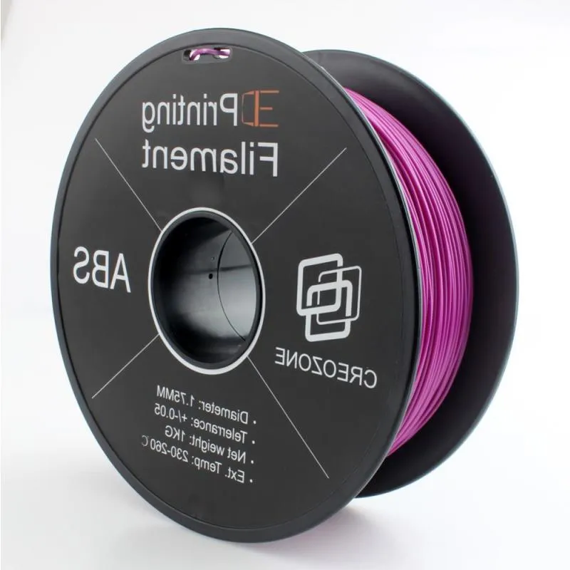 Freeshipping ABS 175 1KG 3D Filament ABS Plastic 3D Printing Materialen voor 3D Printer Paars Acvtw