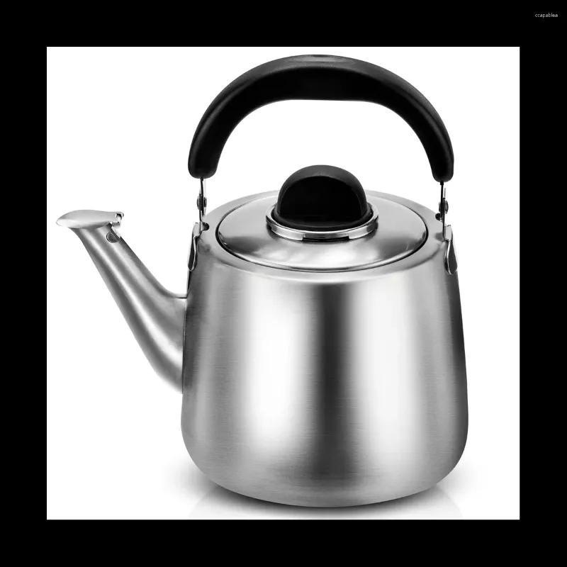 Bottiglie d'acqua tè tè piatti fischiati per teiera in acciaio inossidabile con manico a base di piano cottura