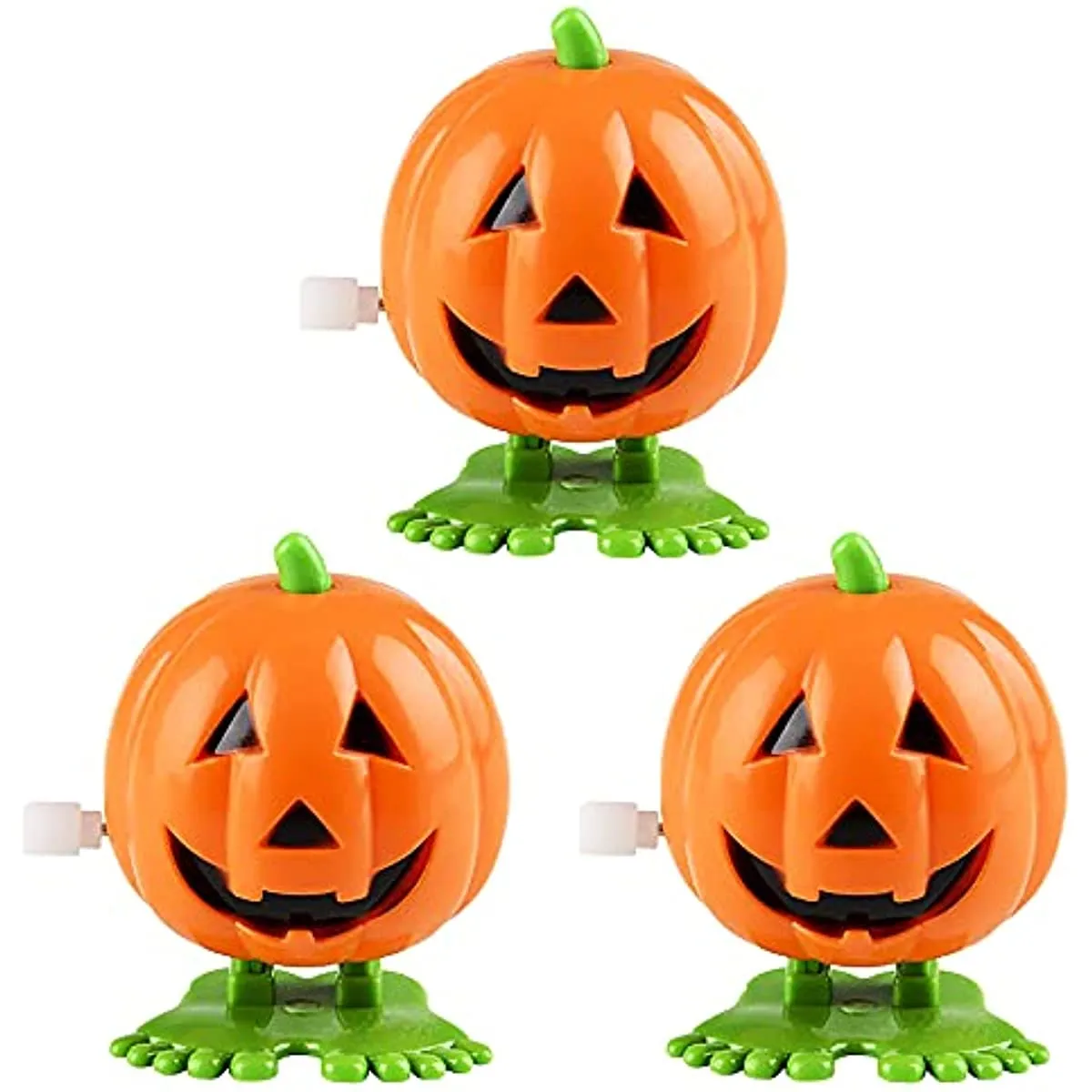 Halloween Pumpkin Wind Up Toys Birthday Party Favors Novelty Toy for Boys and Girls 2 inches