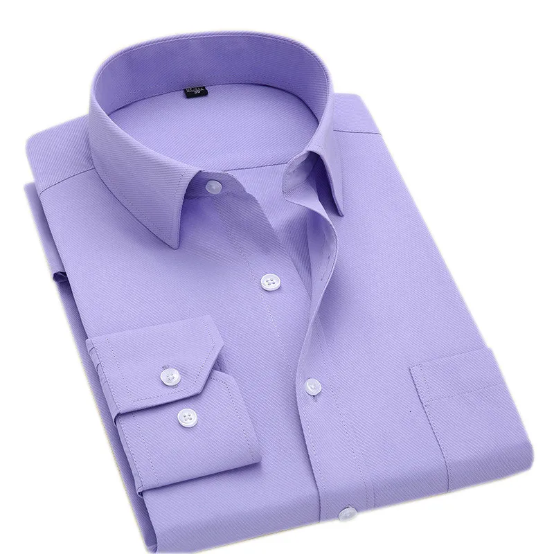 Camisas casuais masculas macrosea clássico estilo masculino camisa sólida de manga comprida camisas casuais de roupas de escritório respiráveis ​​respiráveis ​​230413