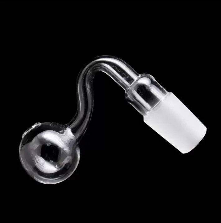 ACOOK 10mm 14mm 18mm Male Female Hookah Clear Thick Pyrex Glass Oil Burner Water Pipes for Rigs Smoking Bongs 30mm Big Bowls for Smoke