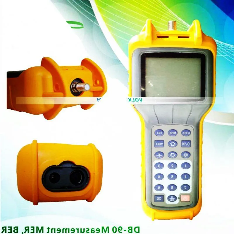 Virtual Level 90d QAM Digital Signal Level Meter DB 90D Portable DVB C Tester With ...