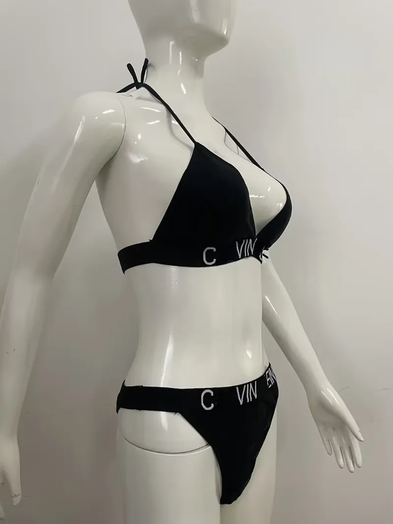 Bras da moda senta designer natação feminino feminino de banho de biquíni Conjunto de biquíni Multicolors Summer Time de praia Ternos de banho de vento tamanho grande tamanho