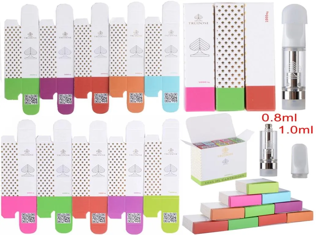 Pedidos A Granel Trudose Carts 1 Ml 08ml Atomizadores De Vape