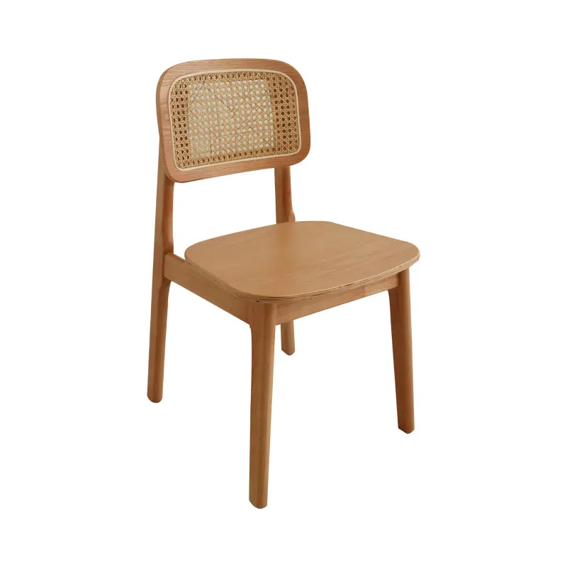 Kommersiella möbler Kaman Chair Rubberwood Walnut Support Anpassningsköp vänligen kontakta