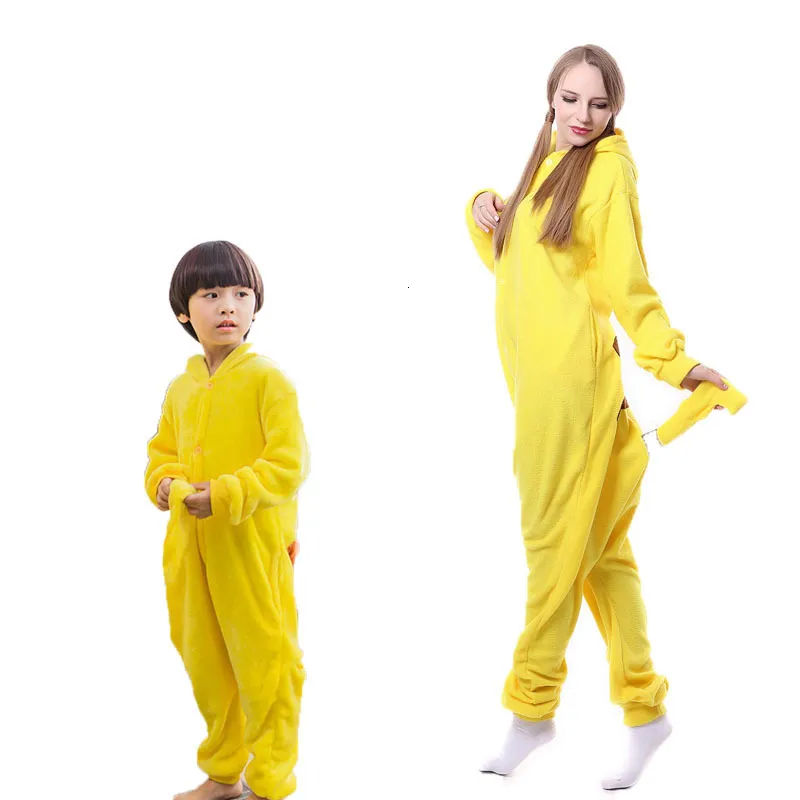 عائلة مطابقة ملابس Kigurumi Pajamas الأطفال البالغين مطابقة ملابس أمي.